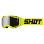 Motocross Goggles SHOT Assault 2.0 Neon Yellow - Silver Iridium