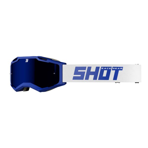 Motocross Goggles SHOT Iris 2.0 Blue Matt Motocross Goggles SHOT Iris 2.0 Blue Matt