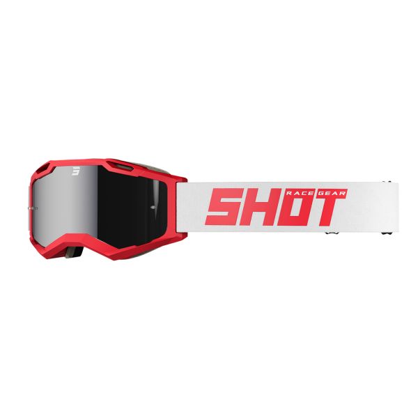 Motocross Goggles SHOT Iris 2.0 Red Matt