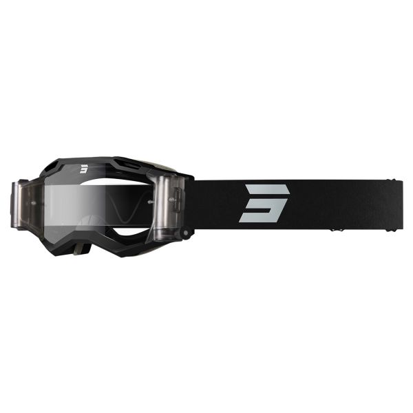 Motocross Goggles SHOT Iris 2.0 Tech Black Roll-Off Matt Motocross Goggles SHOT Iris 2.0 Tech Black Roll-Off Matt