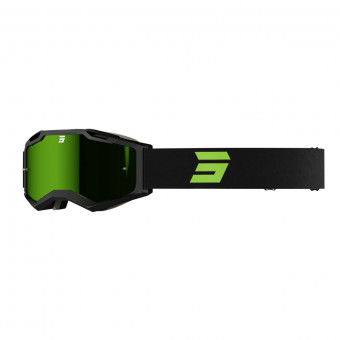 Motocross Goggles SHOT Iris 2.0 Tech Green Matt