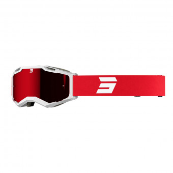Motocross Goggles SHOT Iris 2.0 Tech White Red