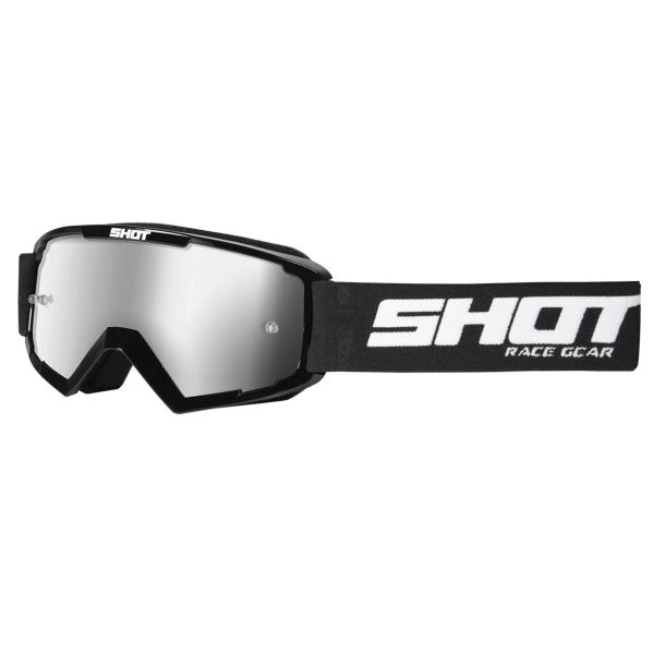 Motocross Goggles SHOT Rocket Black Iridium Lens Kid