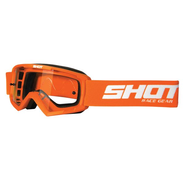 Motocross Goggles SHOT Rocket Neon Orange Kid