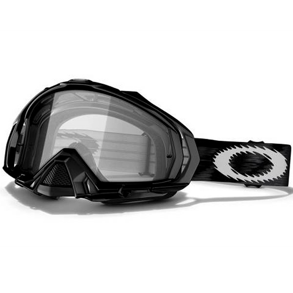 Motocross Goggles Oakley Sand Goggles Mayhem MX Jet Black