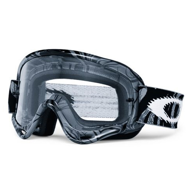 Motocross Goggles Oakley O Frame MX Grey Tribal