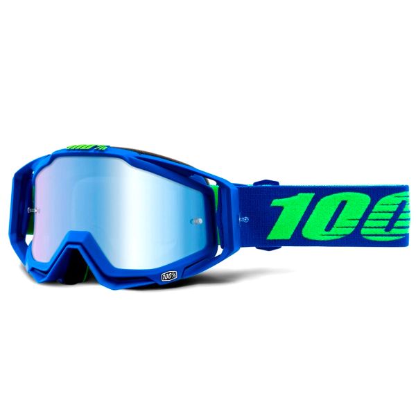 Motocross Goggles 100% Racecraft Dreamflow Mirror Blue Lens