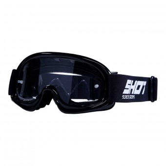 Motocross Goggles SHOT Upper Black Kid Motocross Goggles SHOT Upper Black Kid