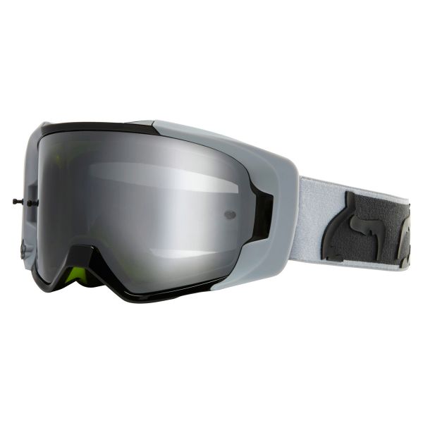 Motocross Goggles FOX Vue Dusc Light Grey Chrome Mirror Lens