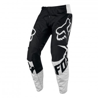 Motocross Trousers FOX 180 Race Black White Pant Kid 001