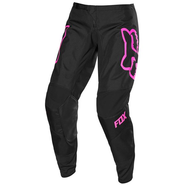 Motocross Trousers FOX 180 Prix Black Pink Woman Pant
