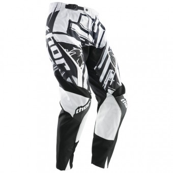 Motocross Trousers Thor Phase Black Slab Pant