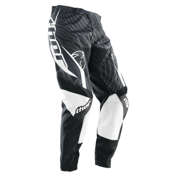 Motocross Trousers Thor Phase Black Spiral Pant