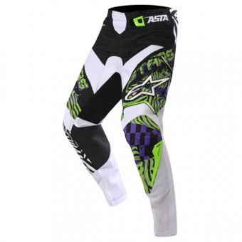 Motocross Trousers Alpinestars Charger Pants Green Violet Black