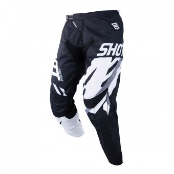 Motocross Trousers SHOT Devo Ultimate Black White Pant
