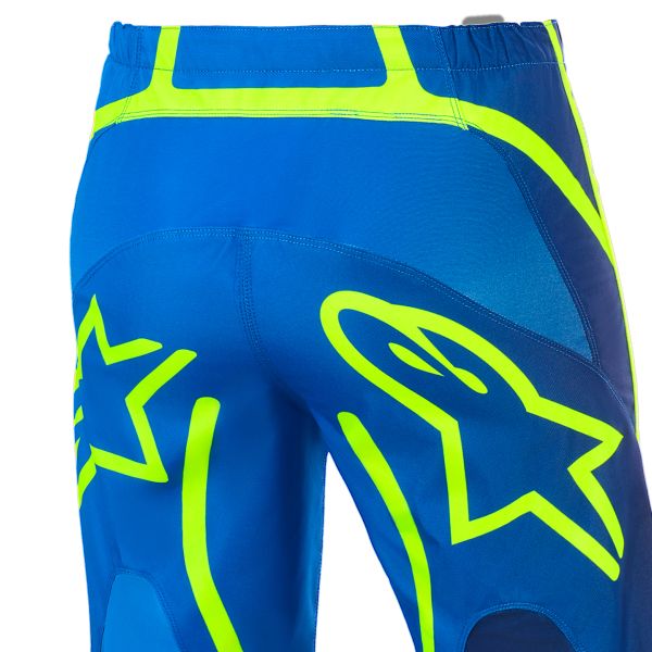 Alpinestars Fluid Apex Pants Blue Yellow Fluo