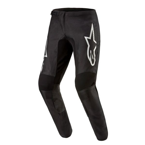 Motocross Trousers Alpinestars Fluid Graphite Black Silver Pant Motocross Trousers Alpinestars Fluid Graphite Black Silver Pant