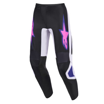 Motocross Trousers Alpinestars Fluid Grid Pants Black Light Gray Purple