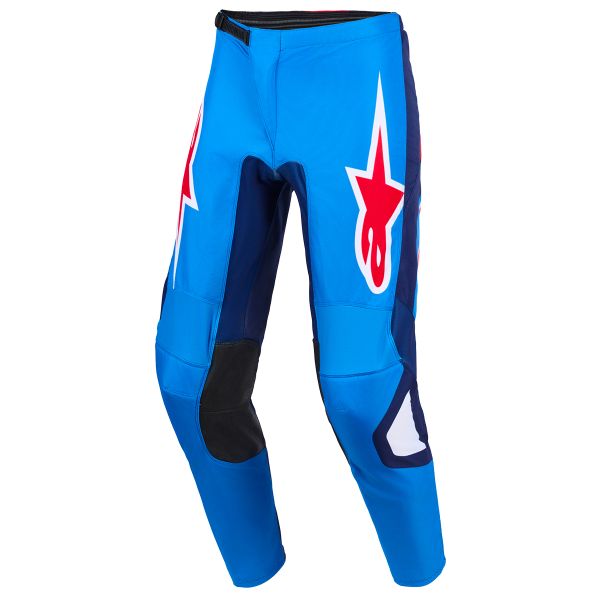 Motocross Trousers Alpinestars Fluid Grid Pants Blue Red