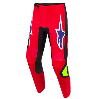 Motocross Trousers Alpinestars Fluid Grid Pants Red Black Purple