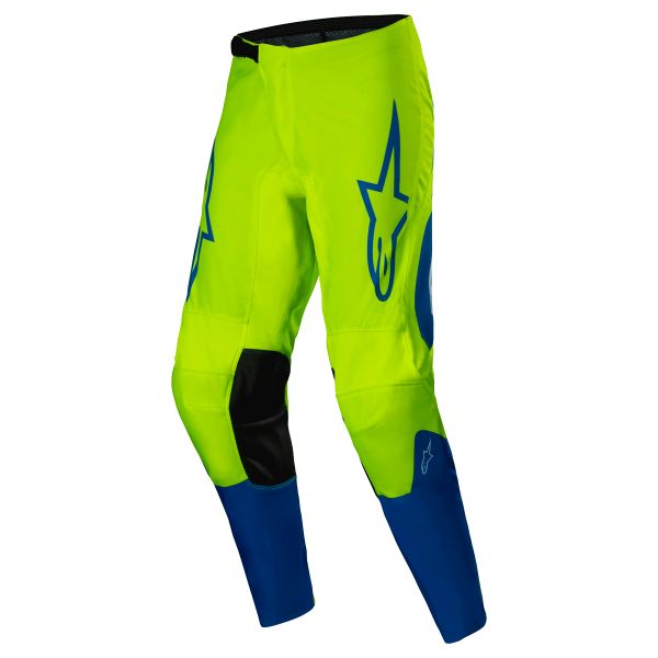 Motocross Trousers Alpinestars Fluid Haul Pants Yellow Fluo Blue Motocross Trousers Alpinestars Fluid Haul Pants Yellow Fluo Blue