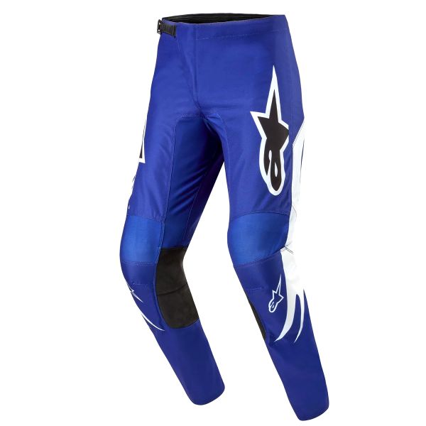 Motocross Trousers Alpinestars Fluid Lucent Blue Ray White Pant