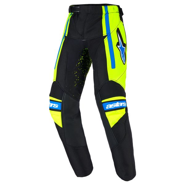 Motocross Trousers Alpinestars Kids Racer Nomur Pants Dk Navy Yllw FL Ucla Blue