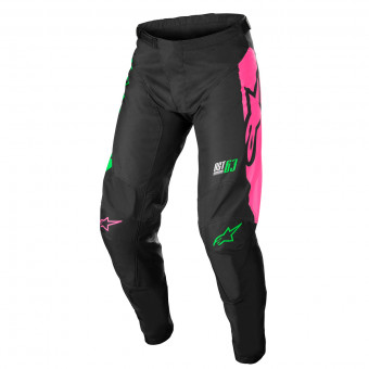 Motocross Trousers Alpinestars Racer Compass Black Green Neon Pink Fluo Pant Motocross Trousers Alpinestars Racer Compass Black Green Neon Pink Fluo Pant