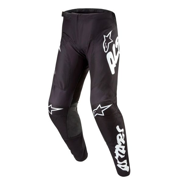 Motocross Trousers Alpinestars Racer Hana Black White Pnt