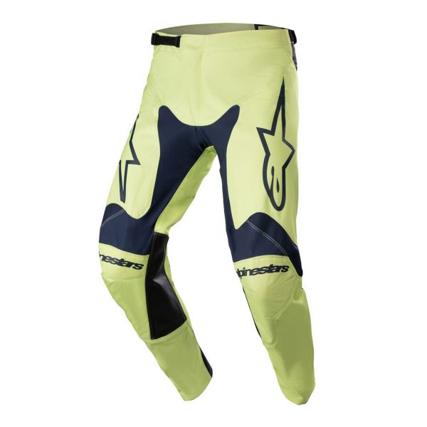 Motocross Trousers Alpinestars Racer Hoen Night Navy Fluorite Green Pant