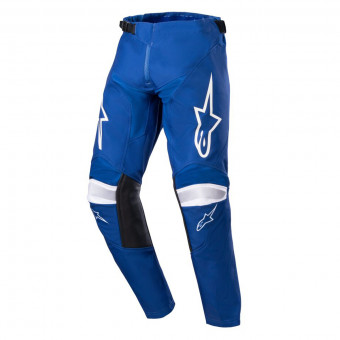 Motocross Trousers Alpinestars Racer Narin Blue Ray White Pant Kid