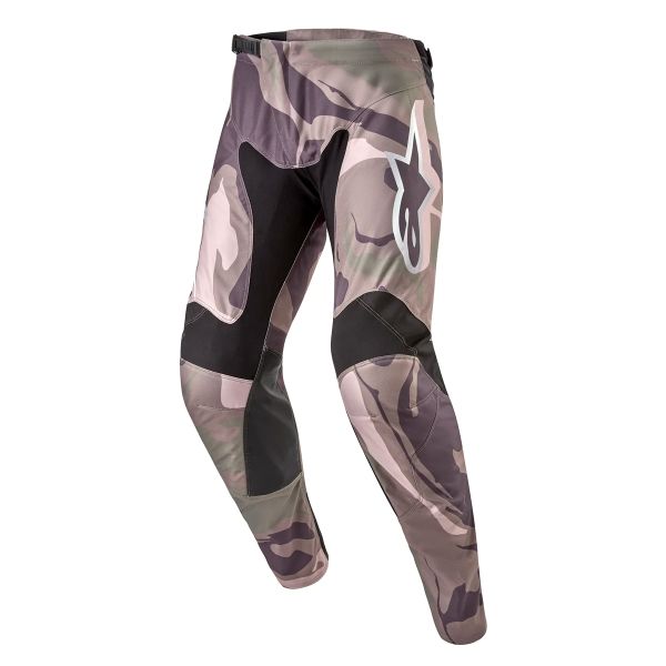 Motocross Trousers Alpinestars Racer Tactical Military Green Camo Brown Pant