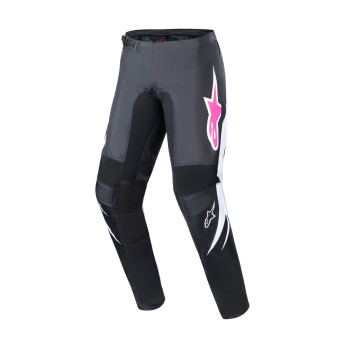 Motocross Trousers Alpinestars Stella Fluid Black White Pant