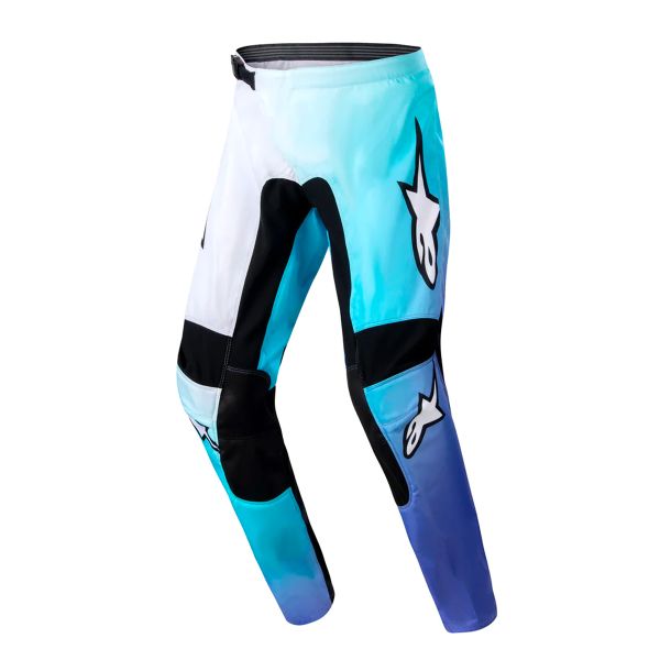 Motocross Trousers Alpinestars Stella Fluid White Turquoise Pant