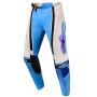 Motocross Trousers Alpinestars Stella Techstar Nomur Pants Light Blue Off White Black