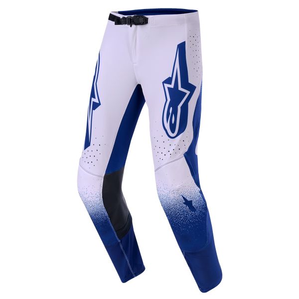 Motocross Trousers Alpinestars Supertech Scenz Pants Light Gray Dark Blue