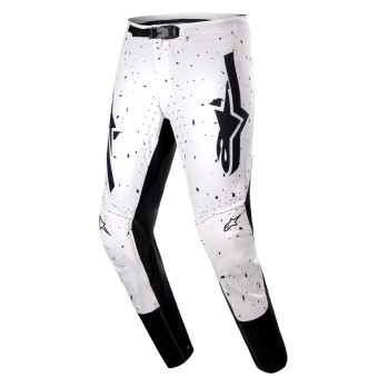 Motocross Trousers Alpinestars Supertech Spek White Black Pant