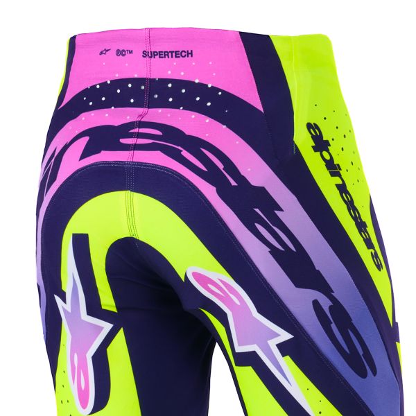 Alpinestars Supertech Vista Pants Yellow Purple Black
