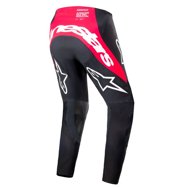 Alpinestars Supertech Ward Black Red Berry Pant