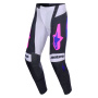 Motocross Trousers Alpinestars Techstar Knif Pants Black Light Gray Purple