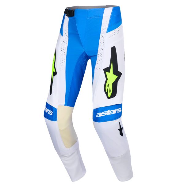Motocross Trousers Alpinestars Techstar Knif Pants Ucla Blue Black Yellow Fluo