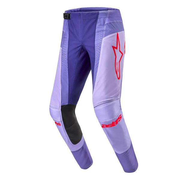 Motocross Trousers Alpinestars Techstar Ocuri Purple Hot Orange Pant