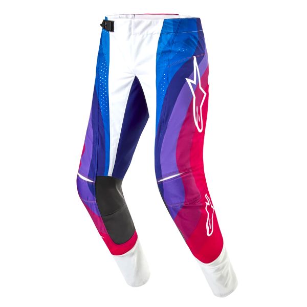 Motocross Trousers Alpinestars Techstar Pneuma Blue Mars Red White Pant