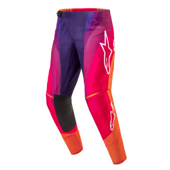 Motocross Trousers Alpinestars Techstar Pneuma Deep Purple Orange Deep Blue Pant