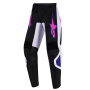Motocross Trousers Alpinestars Youth Fluid Grid Pants Black Light Gray Purple