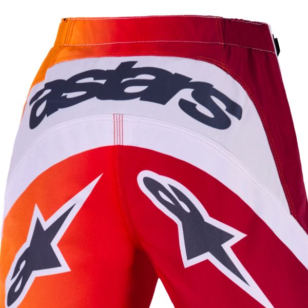 Alpinestars Youth Fluid Portl Pants Red Light Gray Dark Gray