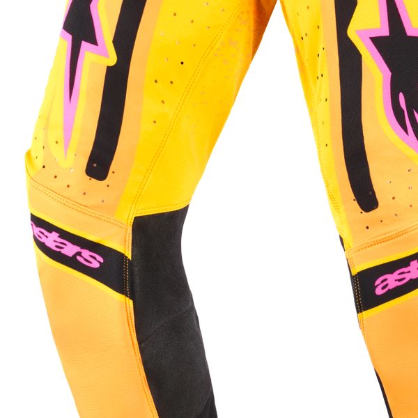 Alpinestars Youth Supertech Nomur Pants Orange Yellow Pink