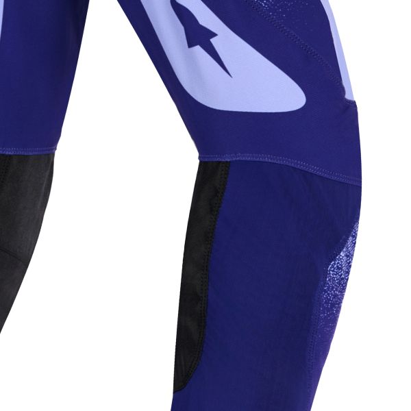Alpinestars Youth Supertech Scenz Pants Purple Yellow Fluo