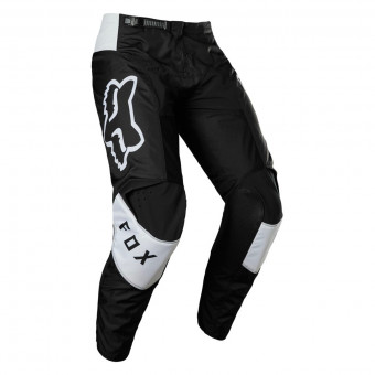 Motocross Trousers FOX 180 Lux Black White Pant Motocross Trousers FOX 180 Lux Black White Pant