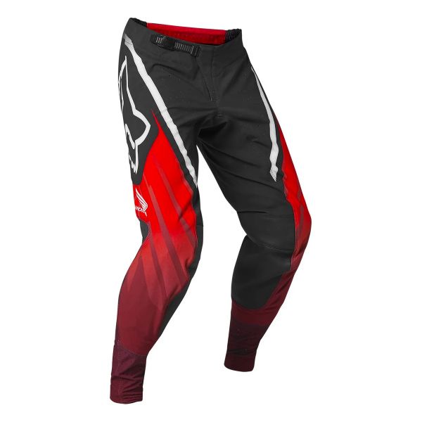 Motocross Trousers FOX Flexair Honda Red Black White Pant